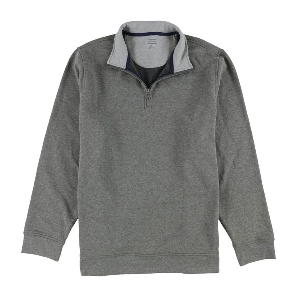 Club Room Mens Quarter Zip Fleece Sweatshirt, NWT